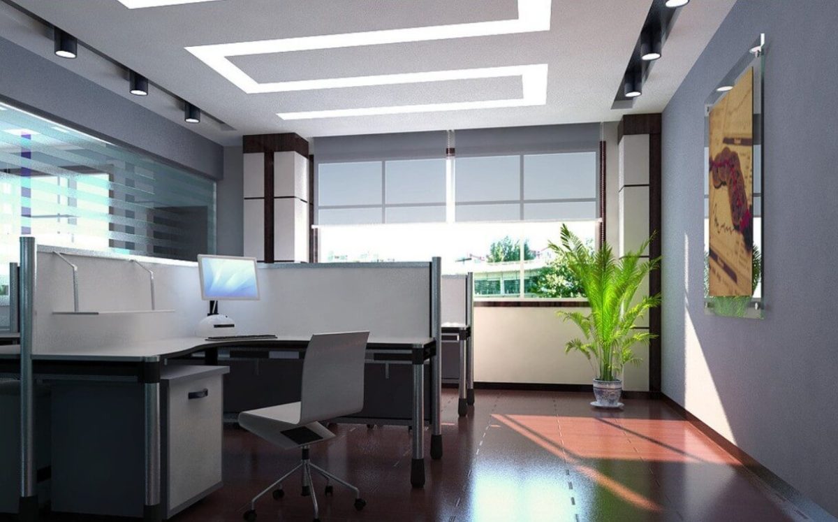 Office False Ceiling 3D